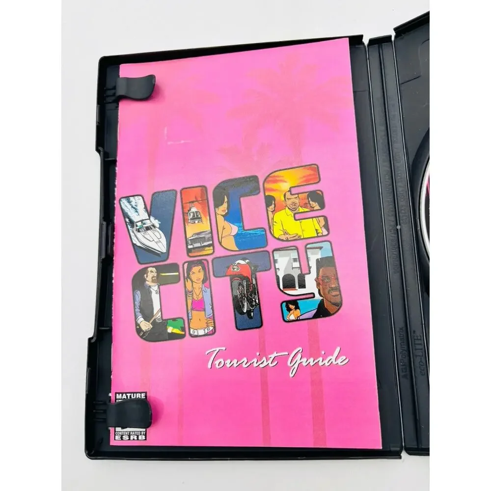 Grand Theft Auto Vice City PlayStation 2 Very Good Condition Disc And Manual